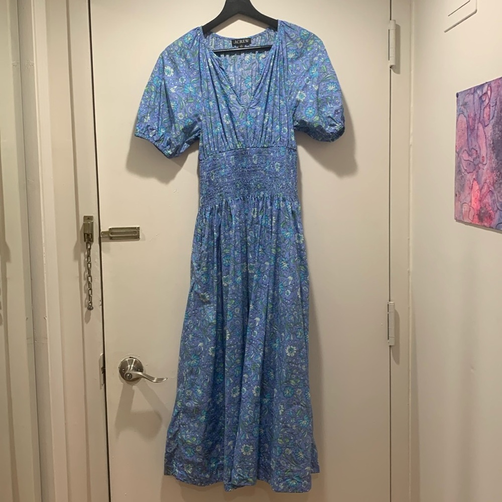 j crew floral dress